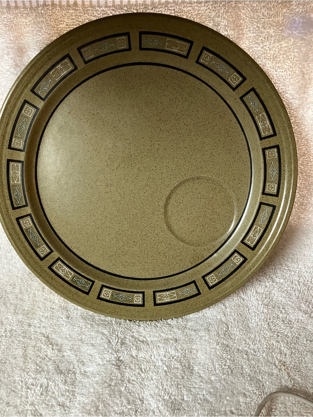 Jonas Roberts Painted Sands NAVAJO replacement plate 9 1/2”
